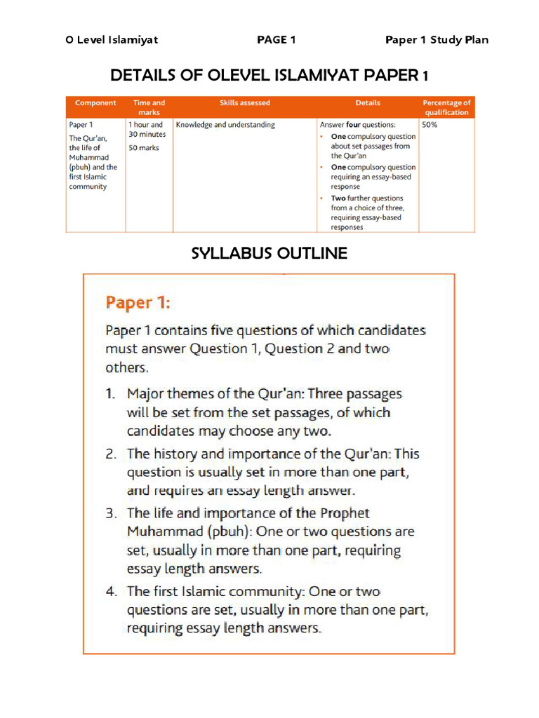 study-plan-for-islamiyat-p1-pdf-quran-islam