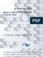 Síntesis Normas APA 7ma edición-2020