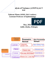 ANOVA & T-Test Presentation