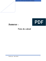 1 - Annexes Note de Calcul