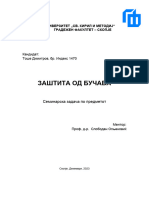 Seminarska rabota po predmetot - Proektiranje Patista 2 (Tose Dimitrov -Zastita od Bucava)