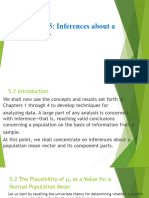 Ch5-Inference About Mean