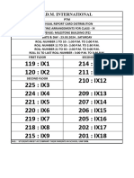 23.03.2024 PTM (Class Ix) Seating Arrangement