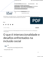 O Que É Interseccionalidade e Desafios Enfrentados Na Inclusão Social - FIA