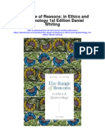 The Range of Reasons in Ethics and Epistemology 1St Edition Daniel Whiting Full Chapter