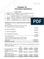 Chapter 14 - Partnership Liquidation