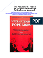 International Populism The Radical Right in The European Parliament 1St Edition Edition Duncan Mcdonnell Full Chapter