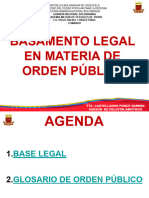 Basamentos Legales Para El Orden Publico