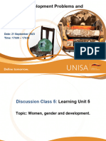 Women, Gender and Development Presentation