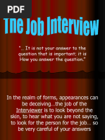 The Job Interview