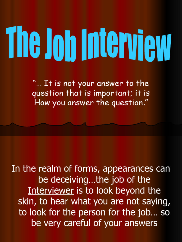 Essential Job Interview Tips and Strategies | PDF | Experience | Leadership