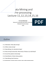 4 Data Mining & Preprocessing L 11,12,13,14,15,16