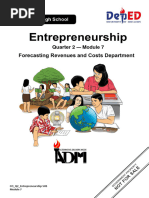 Entrep12 - Forecasting Revenues and Costs