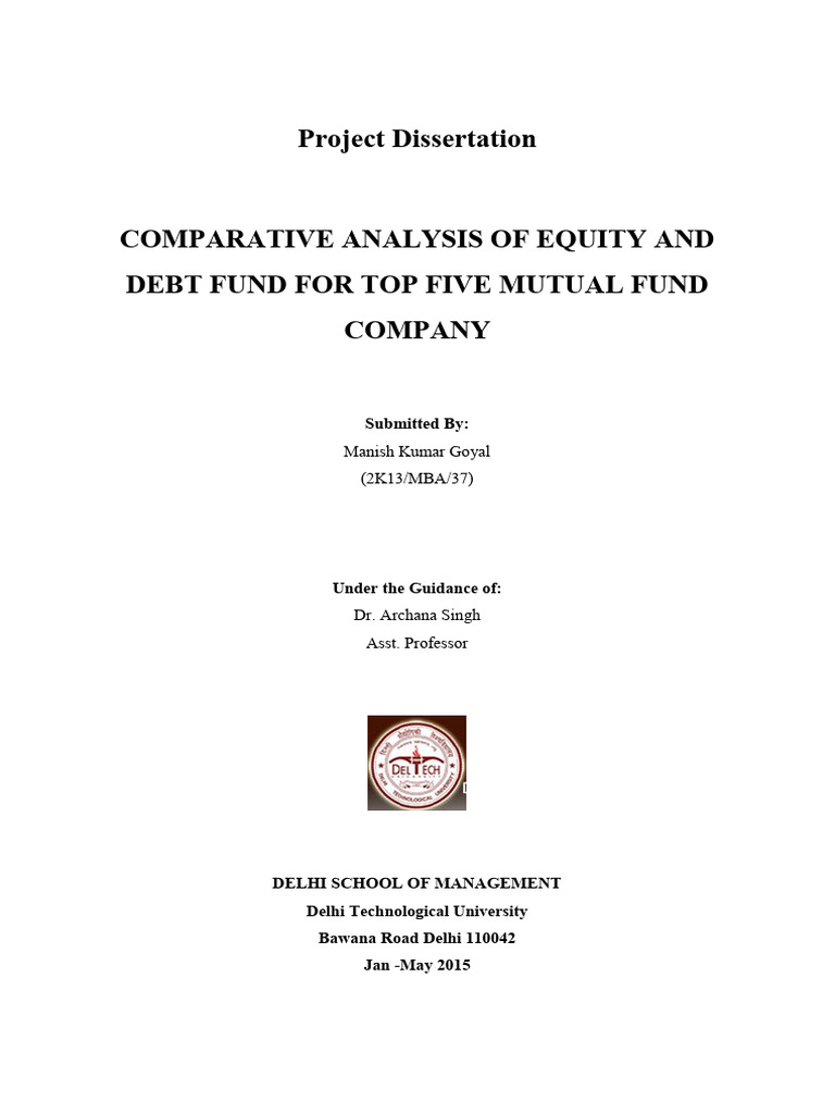 Equity vs Debt Funds Analysis | PDF | Investment Fund | Investing