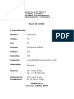 Universidad Nacional Abierta Vicerrectorado Academico Subprograma de Diseño Académico Area: Administracion Y Contaduria