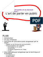 L'ART DE PARLER EN PUBLIC