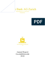 Habib Bank AG Zurich Annual Report 2010 Highlights
