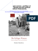 The Refugee Woman Partition of Bengal Genderand The Political Paulomi Chakraborty Full Chapter