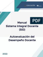 Manual Autoevaluación Docente