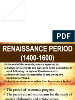 2nd Quarter Arts - Renaissance Period