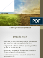 Lecture Slides - Intraspecific Competition