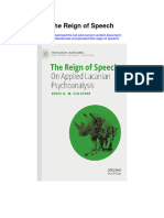 Download The Reign Of Speech full chapter