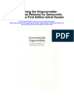 Download Governing The Ungovernable Institutional Reforms For Democratic Governance First Edition Ishrat Husain full chapter