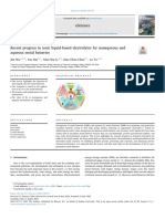 Recent Progress in Ionic Liquid Based Electrolytes For Nonaqueous - 2024 - Escie