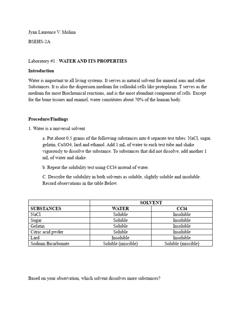 Biochemistry | PDF | Solubility | Solvent