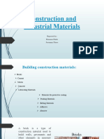 Construction and Industrial Materials Report