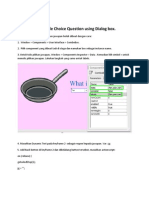 Creating MCQ Using Dialog Box in Flash CS3