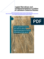 Interrupted Narratives and Intersectional Representations in Italian Postcolonial Literature Caterina Romeo Full Chapter