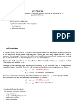 Hypothesis Testing..