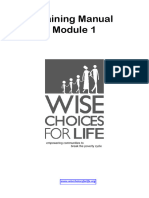 Wise Choices For Life Training Module 1