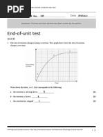 End of Unit 8 Test Answers | PDF | Student Assessment And Evaluation ...