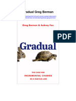 Gradual Greg Berman Full Chapter