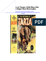 The Return of Tarzan 1936 Big Little Books Edgar Rice Burroughs Full Chapter
