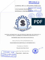 Sistema Informatico de Gestion de Giros Del Sector Banca y Finanzas para La Empresa Inversiones Milenium S.a.C.
