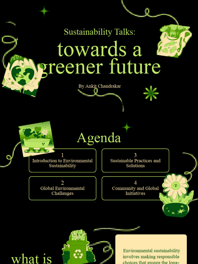 Sustainability for a Greener Future | PDF | Sustainability | Natural ...
