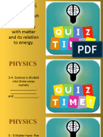Physics Quize Week 1