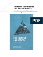 Download Environment And Society 1St Ed Edition Magnus Bostrom full chapter