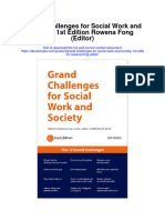Download Grand Challenges For Social Work And Society 1St Edition Rowena Fong Editor full chapter