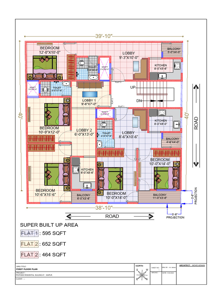 First Floor Plan for Residential Building | PDF