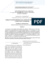 Design of Circularly Polarized Array Antenna for 5.8GHz Microwave Wireless Power Transmission en