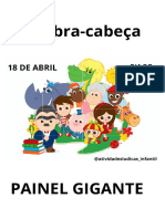 Quebra-Cabeça Gigante Dia Do Livro