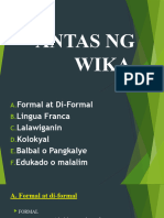 Antas NG Wika