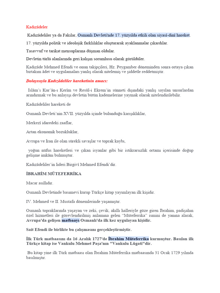 Turk Dusunce Tarihi Snav Pdf