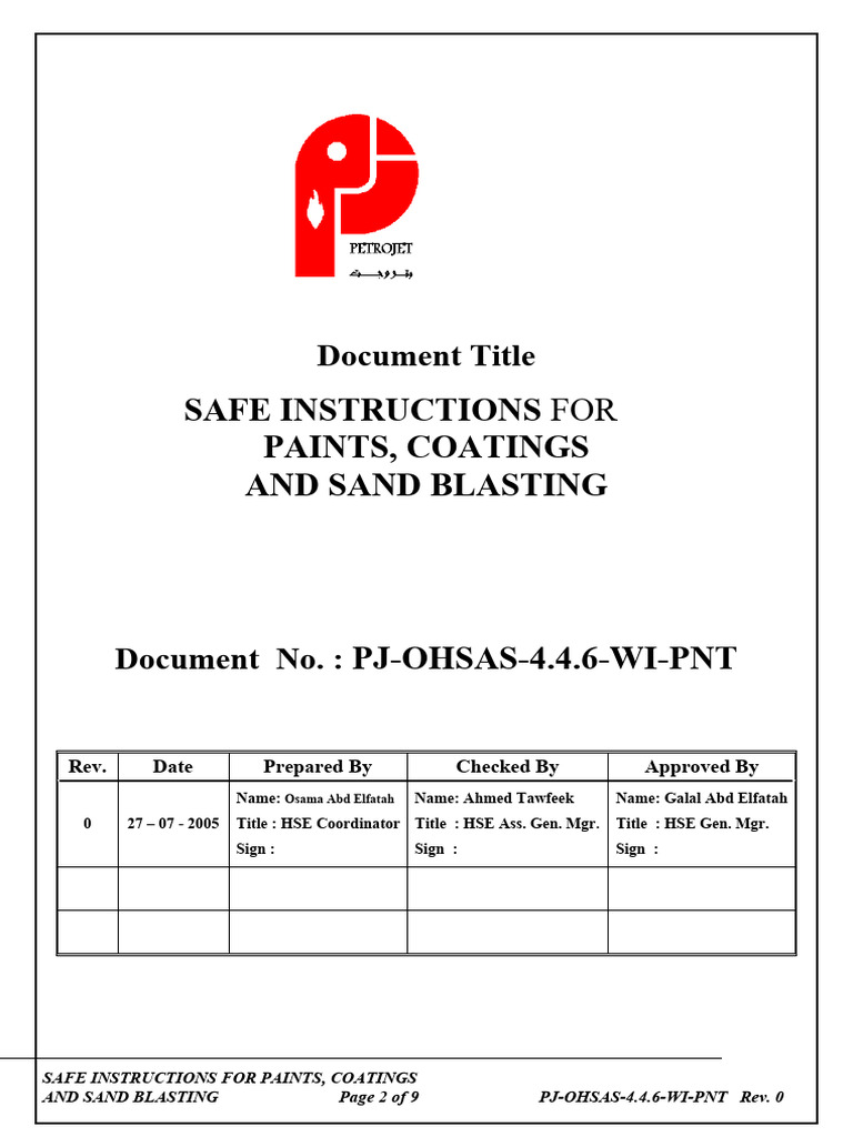 Paints, Coatings | PDF | Paint | Personal Protective Equipment