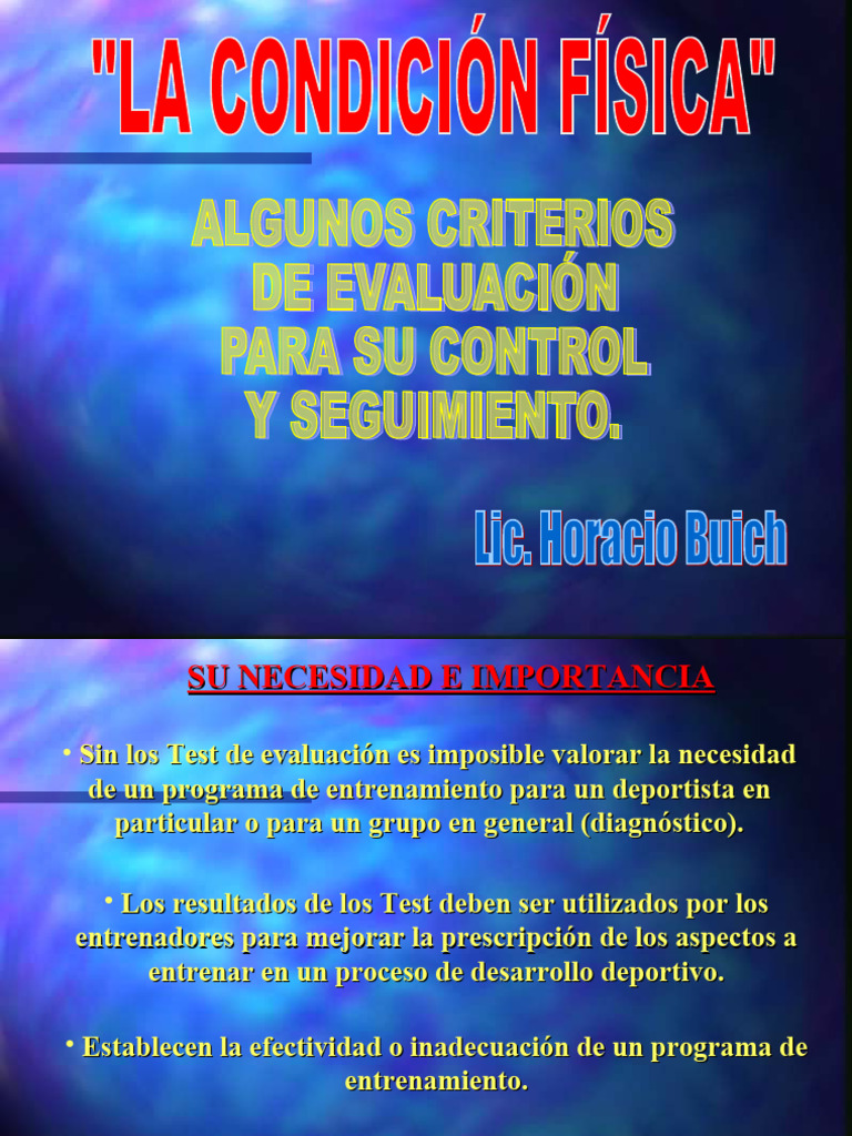 La Condición Física | PDF | Ciencia deportiva | Aptitud física