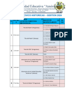 Fechas Cívicas - 2024